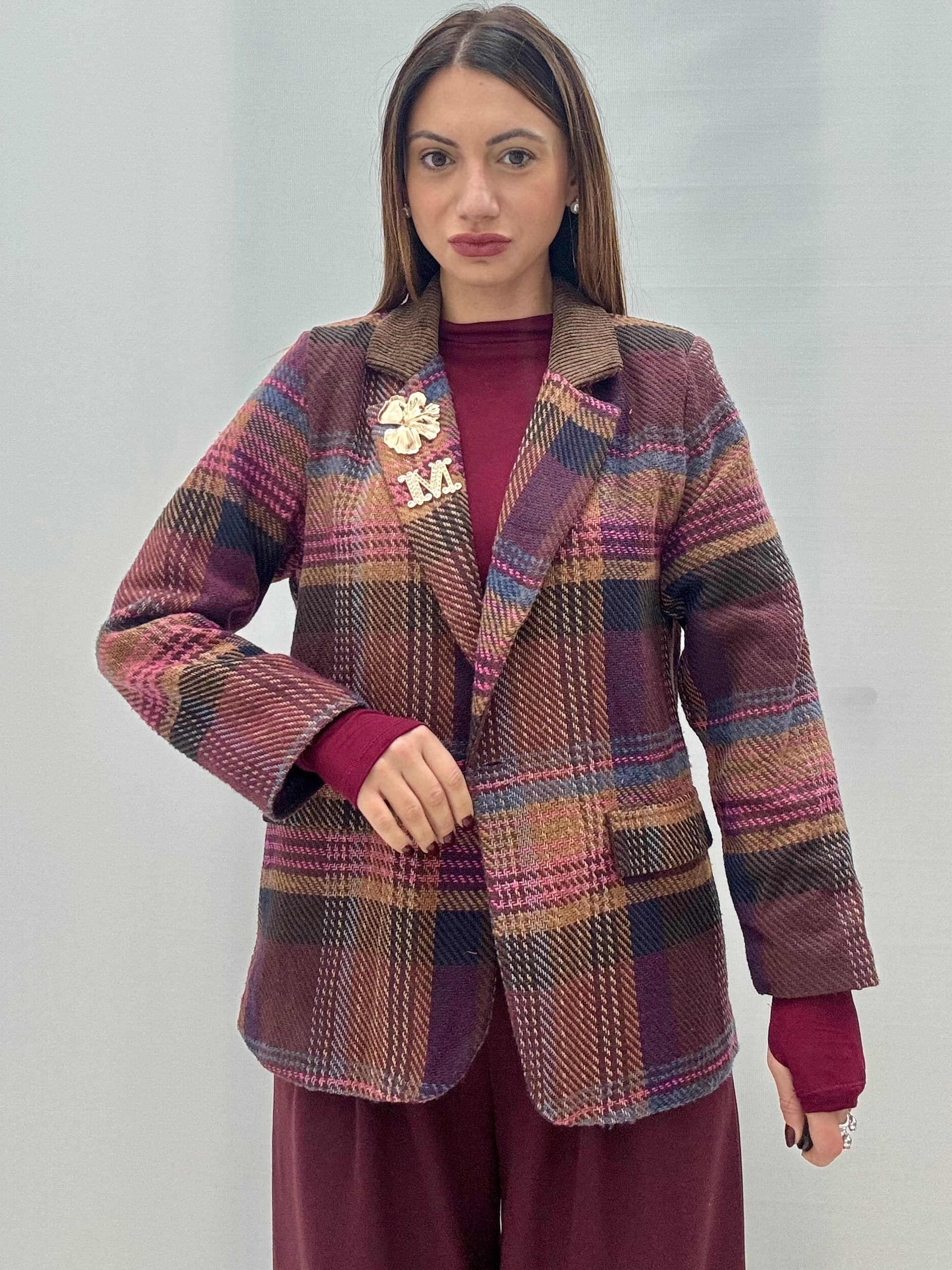 Giacca Emme Bordeaux